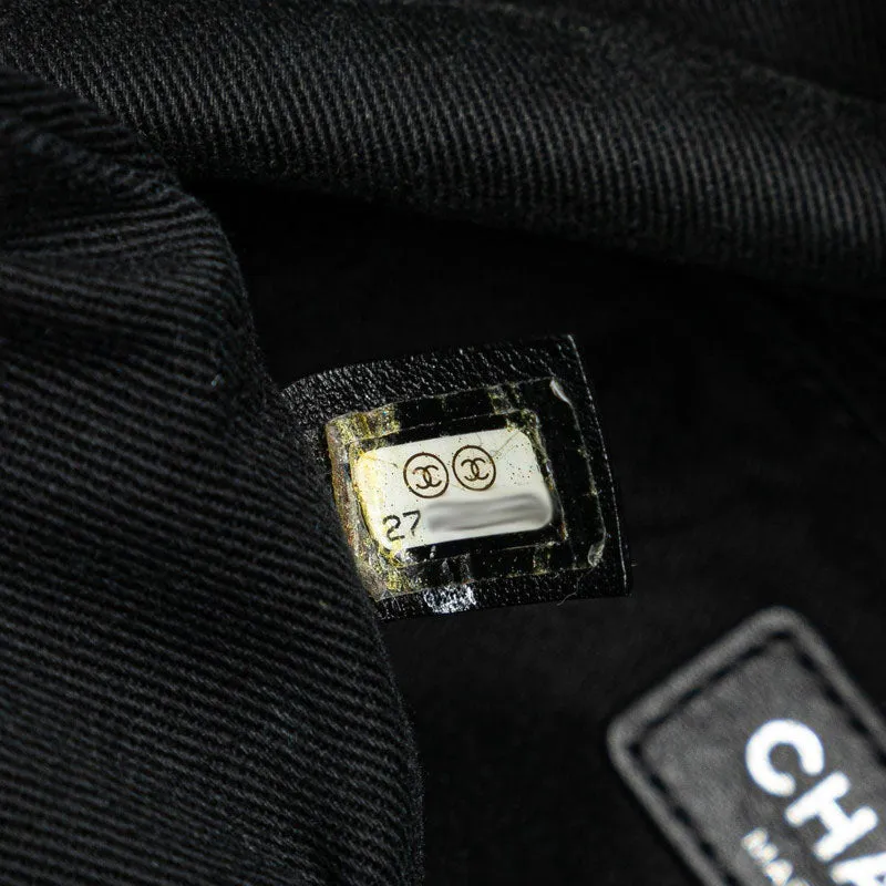 Chanel Canvas Leather Handbag Chain Bag A57180