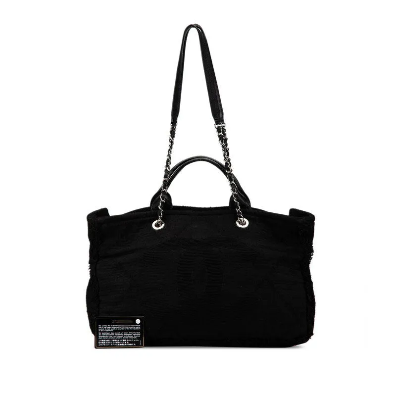 Chanel Canvas Leather Handbag Chain Bag A57180