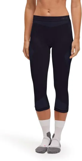 FALKE Women's Warm 3/4 Base Layer Bottom, 1 Piece
