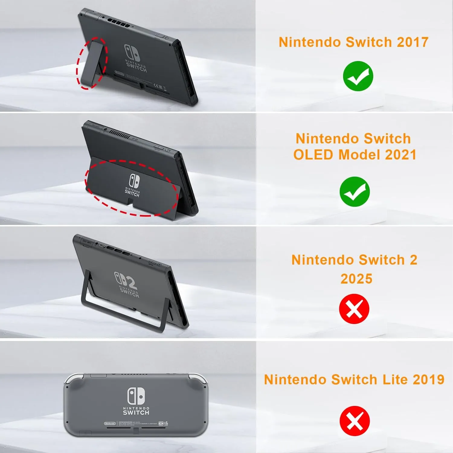 FINTIE Slim Carrying Case for Nintendo Switch OLED Model 2021/Switch 2017 - [Slim Fit] Shockproof Protective Travel Storage Bag with 10 Game Cartridges, Darknight