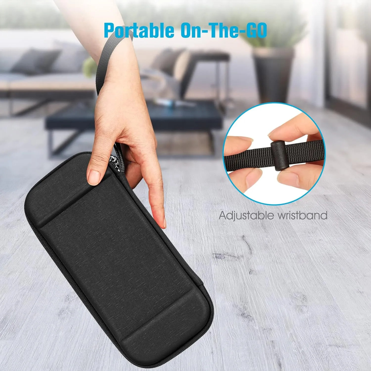 FINTIE Slim Carrying Case for Nintendo Switch OLED Model 2021/Switch 2017 - [Slim Fit] Shockproof Protective Travel Storage Bag with 10 Game Cartridges, Darknight