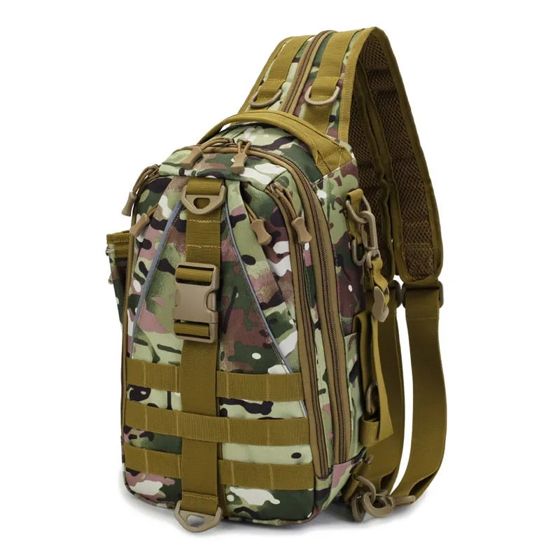 Fishing Tackle Waterproof Backpack Padded Shoulders/Backs, Rod Holders