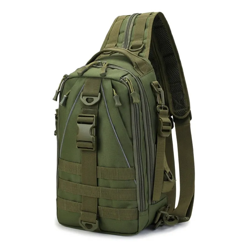 Fishing Tackle Waterproof Backpack Padded Shoulders/Backs, Rod Holders
