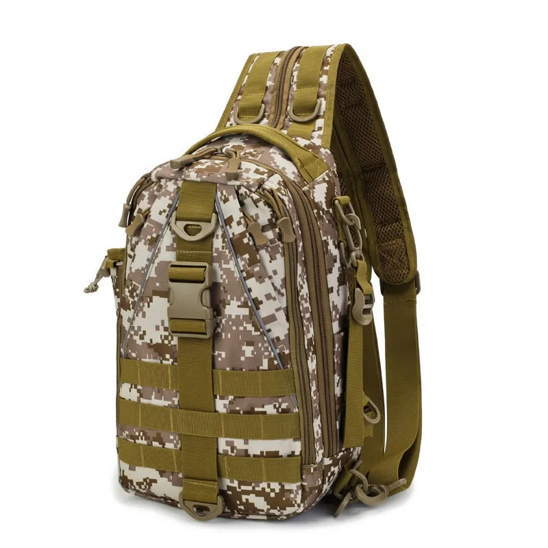Fishing Tackle Waterproof Backpack Padded Shoulders/Backs, Rod Holders