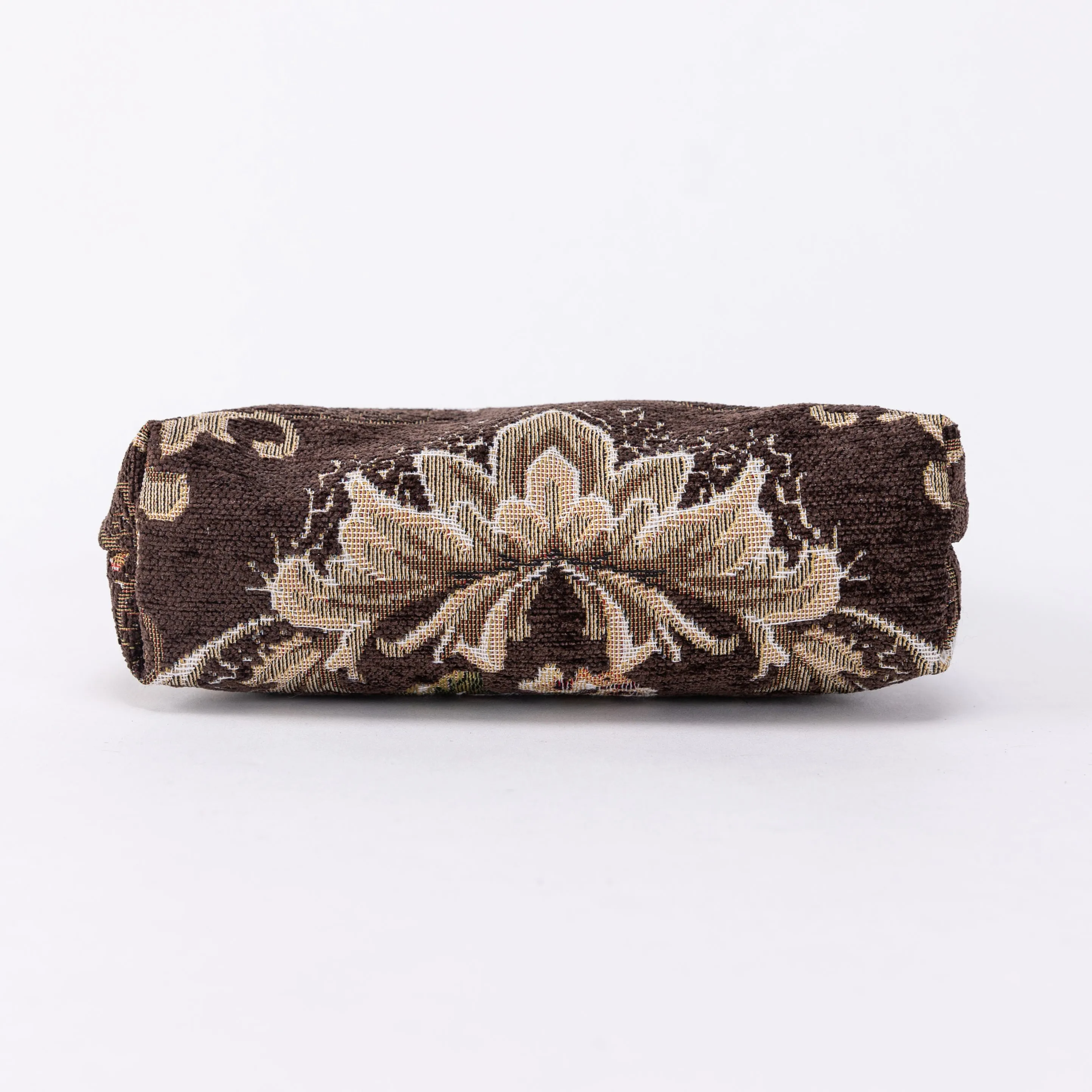 Floral Brown Alma Clutch