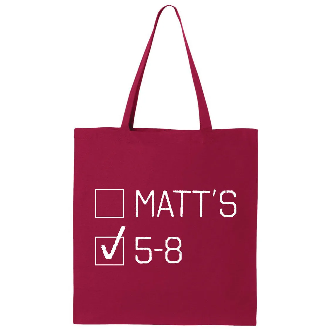 I Vote 5-8 Minnesota Canvas Tote Bag