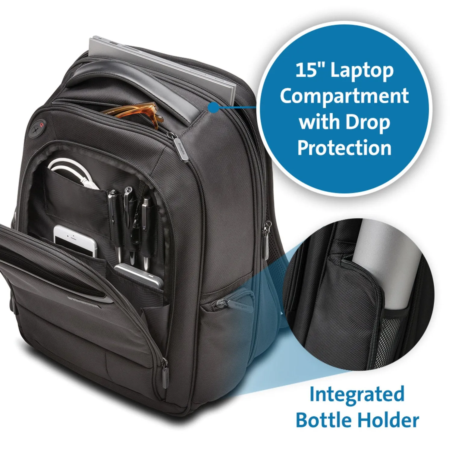 Kensington Contour 2.0 Pro Business 15.6" Laptop Backpack