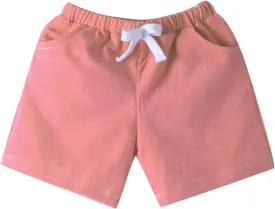 Kids Casual Cotton Shorts Preppy Shorts Boys Girls Relaxed Fit School Uniform Elastic Waist Solid Color Summer Clothes