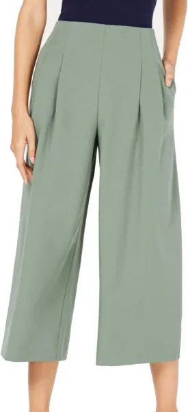 Maison Jules Women's Pleated Wide Leg Pants