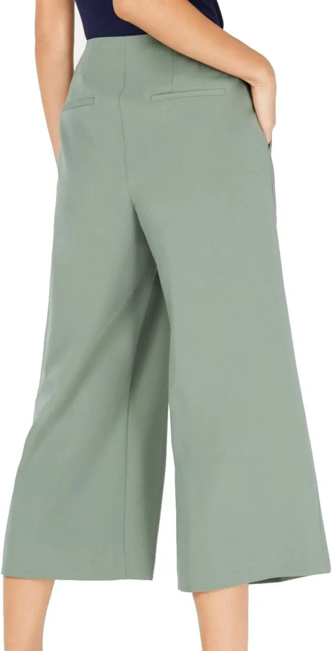 Maison Jules Women's Pleated Wide Leg Pants