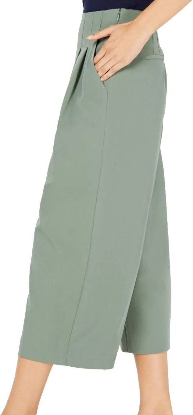 Maison Jules Women's Pleated Wide Leg Pants