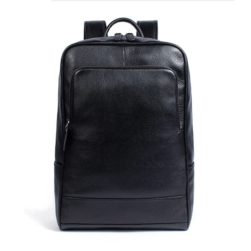 Men's Business Leather Backpack