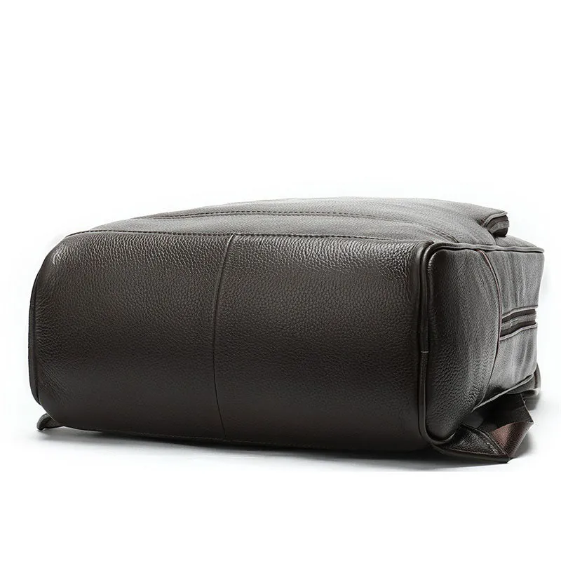 Men's Business Leather Backpack