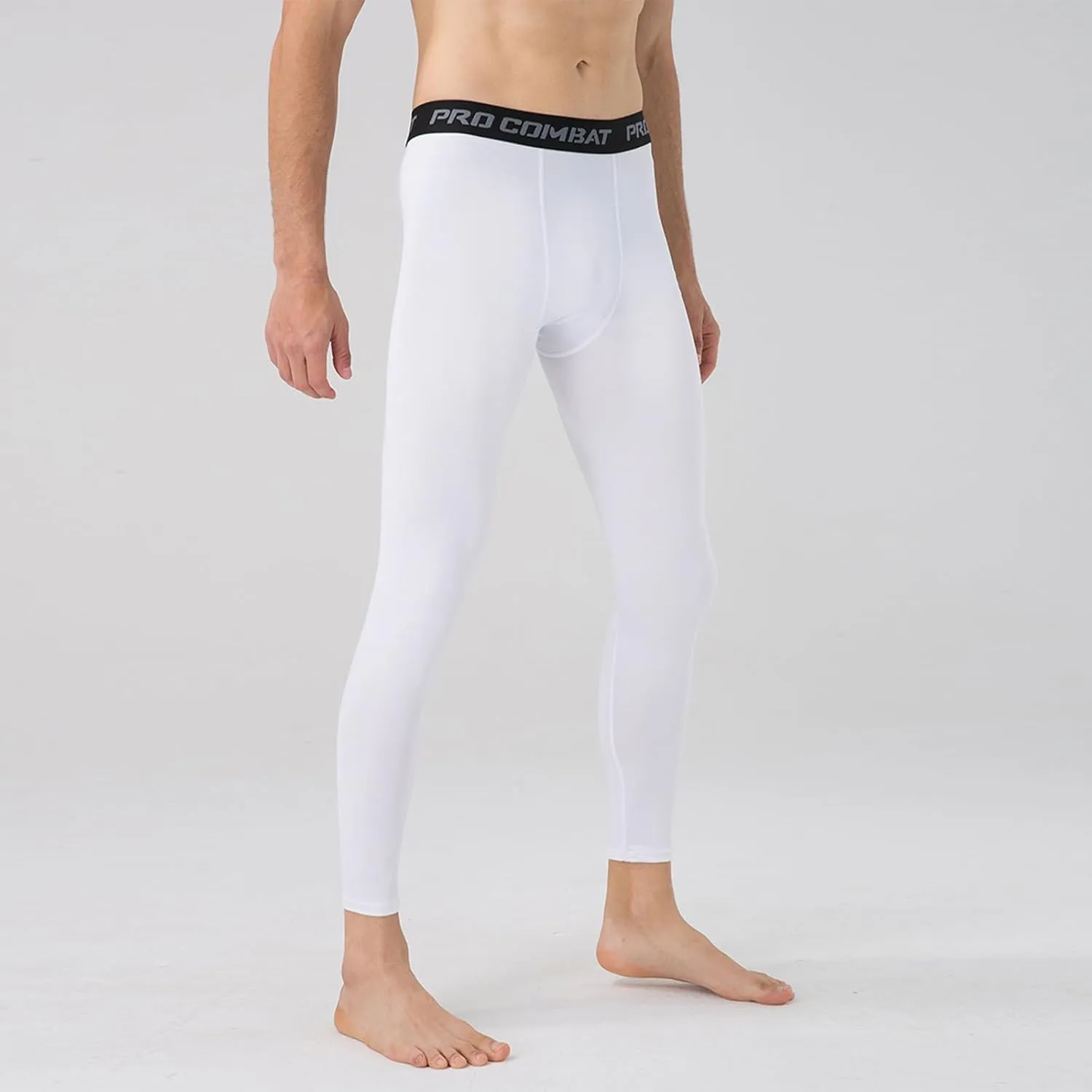 Men??s Compression Pants Athletic Running Leggings Workout Tights Quick Dry Base Layer Basketball Sports Underpants