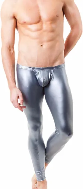 Men's Exotic PU Leather Leggings for Club Dance Couple Sexy Fashion Tight Fitting Stretchable Comfortable Latex