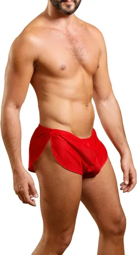 Mens Extreme Mesh Shorts with Large Split Sides