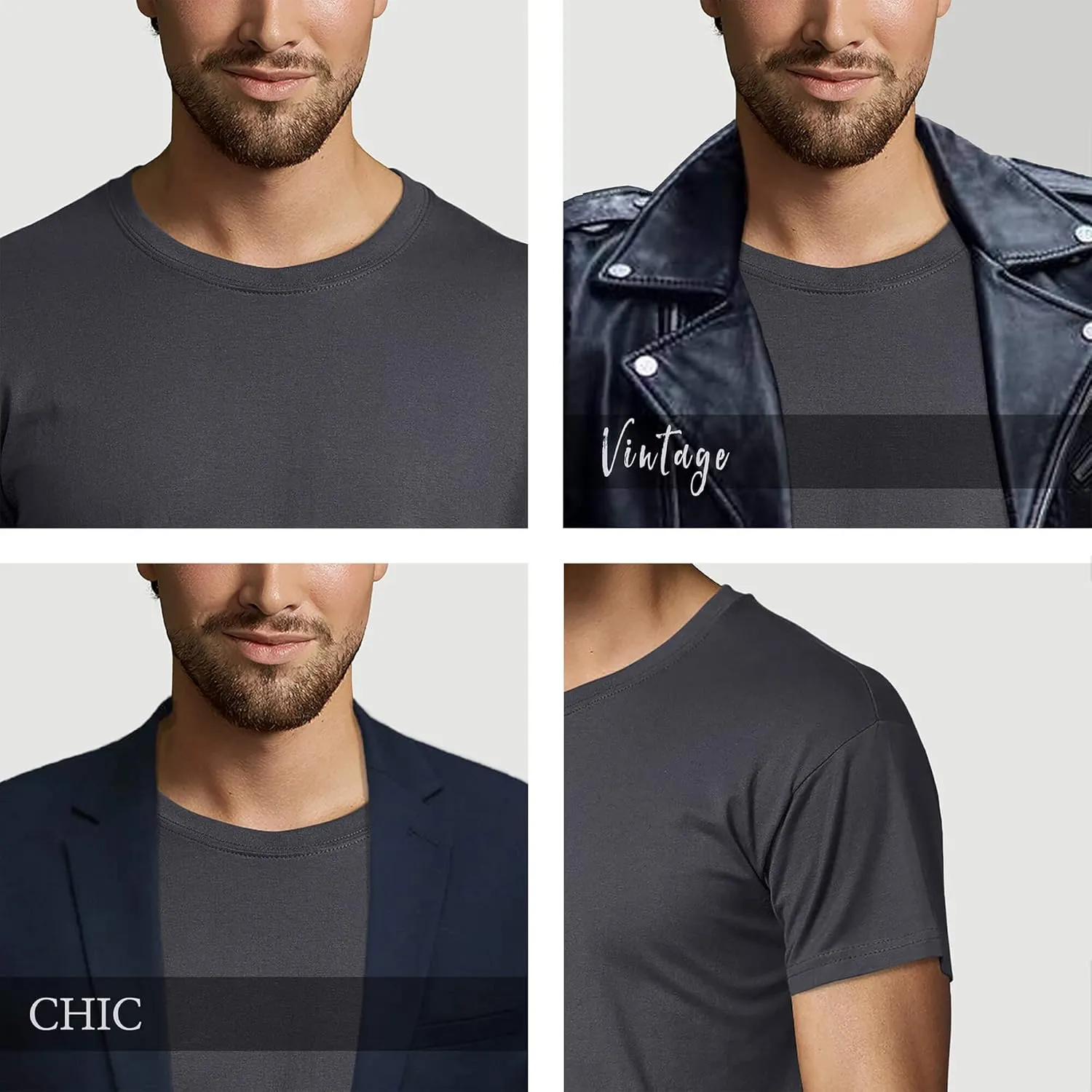 Men's Graphic T-Shirt Motorcycle Heartbeat Eco-Friendly Limited Edition Short Sleeve Tee-Shirt Vintage Birthday