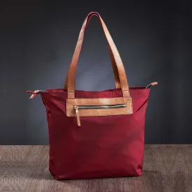 Mona B - Handbag for Women | Zipper Tote Bag | Crossbody Sling Bag for Grocery, Shopping, Travel | Shoulder Bags for Women: Set of 2 (Wine)