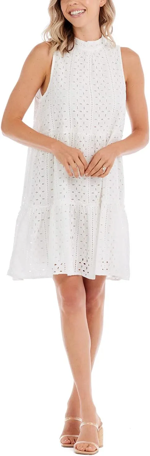 Mud Pie Women's Biles Eyelet Dress