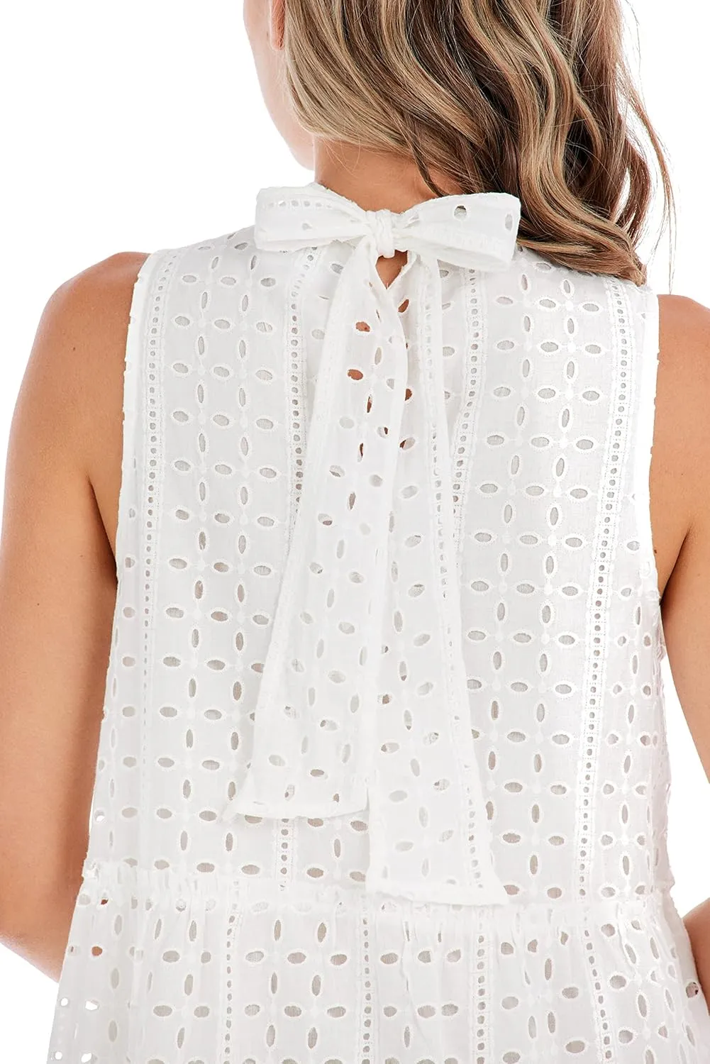 Mud Pie Women's Biles Eyelet Dress