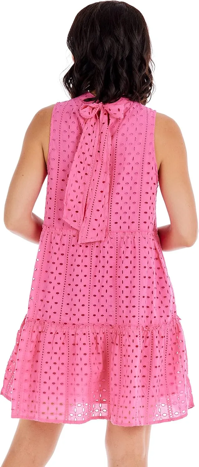 Mud Pie Women's Biles Eyelet Dress