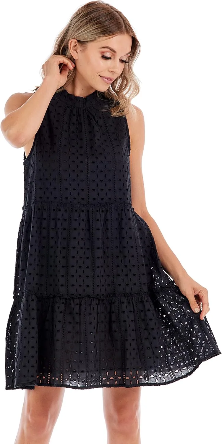 Mud Pie Women's Biles Eyelet Dress