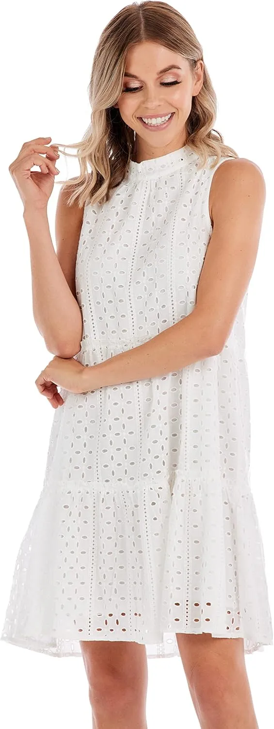 Mud Pie Women's Biles Eyelet Dress