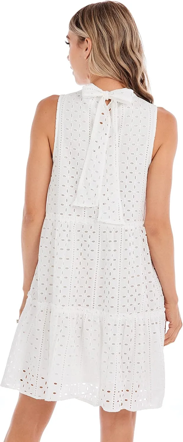 Mud Pie Women's Biles Eyelet Dress