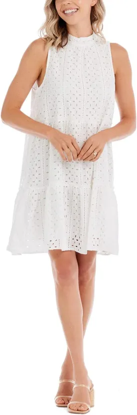 Mud Pie Women's Biles Eyelet Dress
