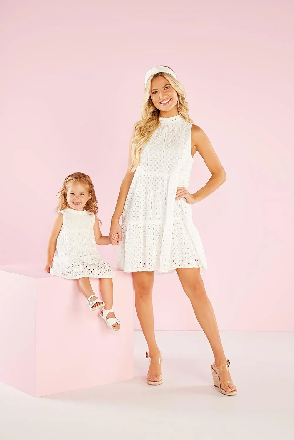 Mud Pie Women's Biles Eyelet Dress