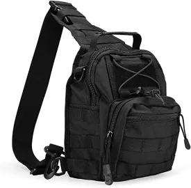 PMMT1004  Tactical Sling Bag Pack Military Rover Shoulder Backpack EDC Assault Range Bag, Water-Resistant