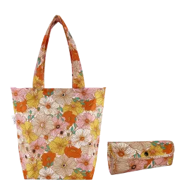 Sachi Insulated Market Tote - Retro Floral
