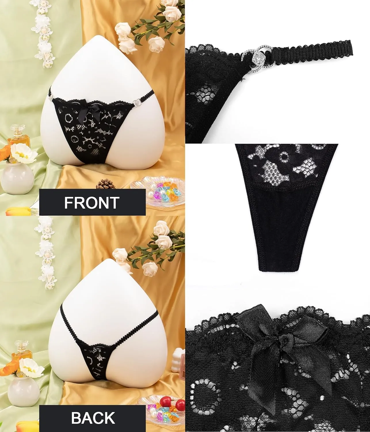 Women G-String Thongs Panties T Back Breathable Sexy Underwear